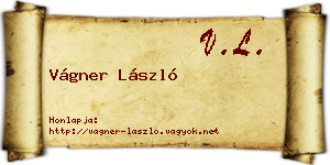 Vágner László névjegykártya